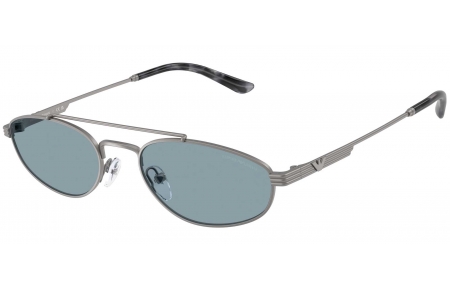 Gafas de Sol - Emporio Armani - EA2157 - 300372  MATTE GUNMETAL // AZURE