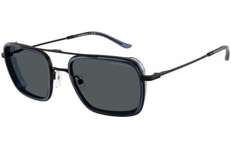 Gafas de Sol - Emporio Armani - EA2162 - 300180  MATTE BLACK // BLUE GREY