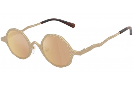 Gafas de Sol - Emporio Armani - EA2166 - 30027J  MATTE PALE GOLD // BROWN MIRROR ROSE GOLD