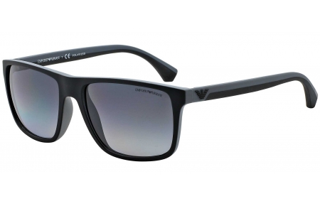 Gafas de Sol - Emporio Armani - EA4033 - 5229T3  BLACK GREY RUBBER // GREY GRADIENT POLARIZED