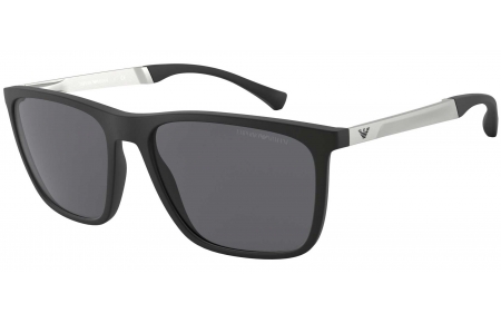 Gafas de Sol - Emporio Armani - EA4150 - 506387 BLACK RUBBER // GREY