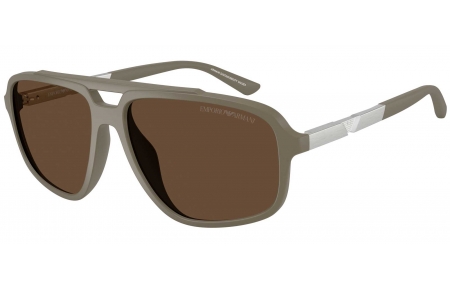 Gafas de Sol - Emporio Armani - EA4236U - 543773  MATTE BEIGE // DARK BROWN