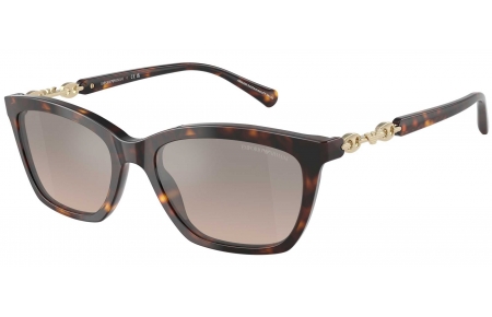 Gafas de Sol - Emporio Armani - EA4238 - 50266I  SHINY HAVANA // BROWN GRADIENT GREY MIRROR SILVER