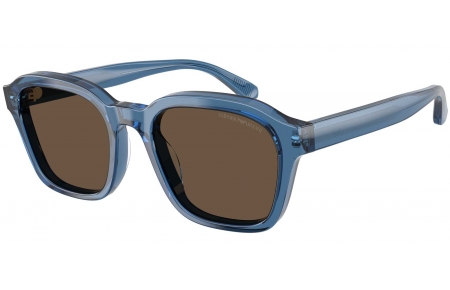 Gafas de Sol - Emporio Armani - EA4245U - 624787  SHINY TRANSPARENT BLUE // BROWN