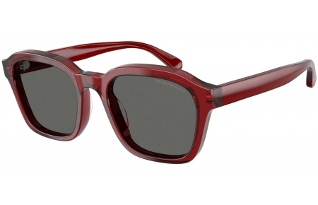 Gafas de Sol - Emporio Armani - EA4245U - 624887  SHINY TRANSPARENT RED // GREY