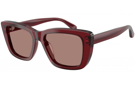 Gafas de Sol - Emporio Armani - EA4246U - 625473  SHINY TRANSPARENT BORDEAUX // LIGHT BROWN