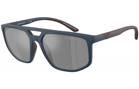 Gafas de Sol - Emporio Armani - EA4248U - 62606G  MATTE BLUE // DARK GREY SILVER MULTILAYER