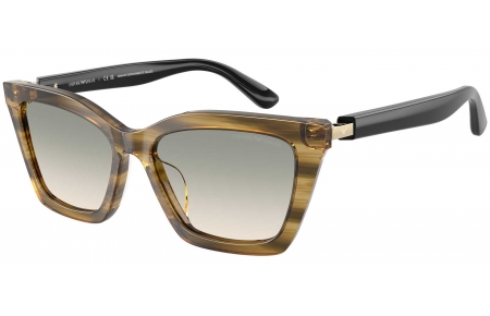 Gafas de Sol - Emporio Armani - EA4250U - 62672C  SHINY STRIPED GREEN // GREEN GRADIENT