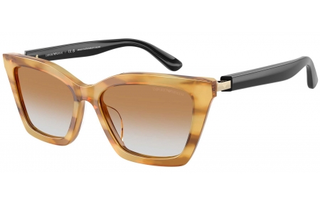 Gafas de Sol - Emporio Armani - EA4250U - 62692Q  SHINY STRIPED HONEY // OCHRE GRADIENT TRANSPARENT
