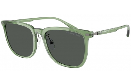 Gafas de Sol - Emporio Armani - EA4255D - 536287  SHINY TRANSPARENT GREEN // DARK GREY