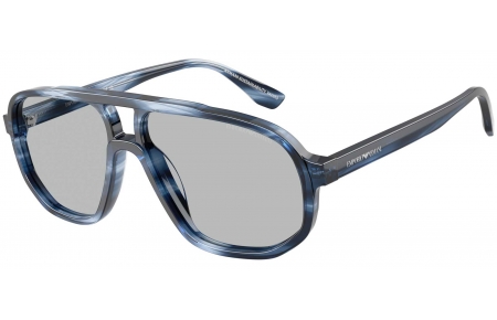 Gafas de Sol - Emporio Armani - EA4263U - 632787  STRIPED DARK BLUE // LIGHT GREY