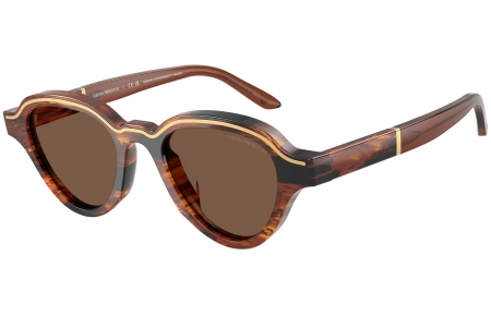 Gafas de Sol - Emporio Armani - EA4264U - 633973  STRIPED DARK BROWN // BROWN