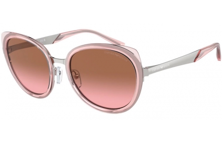 Lunettes de soleil - Emporio Armani - EA2146 - 336414  SHINY SILVER PINK // BROWN GRADIENT PINK