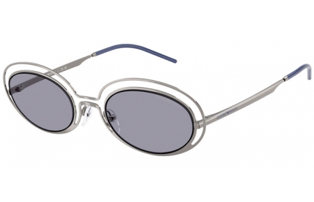 Lunettes de soleil - Emporio Armani - EA2160 - 301080  SHINY GUNMETAL // BLUE