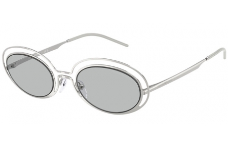 Gafas de Sol - Emporio Armani - EA2160 - 301587  SHINY SILVER // LIGHT GREY