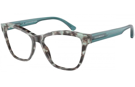 Lunettes de vue - Emporio Armani - EA3193 - 5097 SHINY BLUE HAVANA