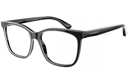 Monturas - Emporio Armani - EA3228 - 6051  SHINY BLACK TOP CRYSTAL