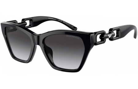 Lunettes de soleil - Emporio Armani - EA4203U - 50178G  SHINY BLACK // SMOKE GRADIENT
