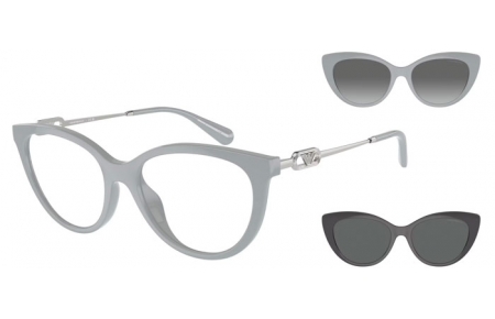 Gafas de Sol - Emporio Armani - EA4213U - 51971W  SHINY GREY // CLEAR