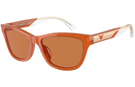 Gafas de Sol - Emporio Armani - EA4227U - 609773  OPAL ORANGE // BROWN