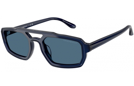Sunglasses - Emporio Armani - EA4240U - 620180  SHINY OPAL BLUE // DARK BLUE