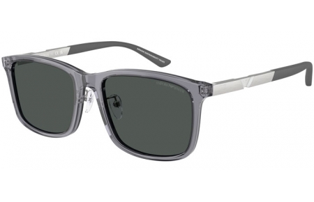 Gafas de Sol - Emporio Armani - EA4241D - 620687  SHINY TRANSPARENT GREY // DARK GREY