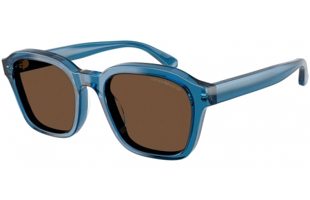 Gafas de Sol - Emporio Armani - EA4245U - 624787  SHINY TRANSPARENT BLUE // BROWN