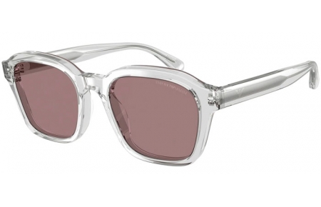 Lunettes de soleil - Emporio Armani - EA4245U - 62507N  SHINY TRANSPARENT CRYSTAL // BROWN PURPLE