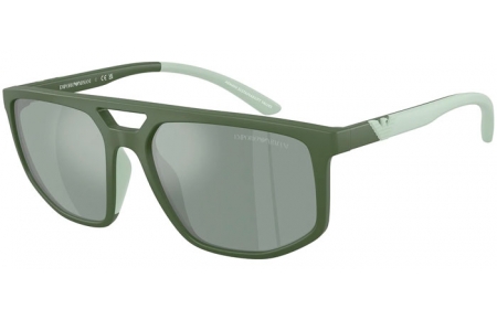 Lunettes de soleil - Emporio Armani - EA4248U - 625930  MATTE AGAVE // GREEN SILVER MULTILAYER