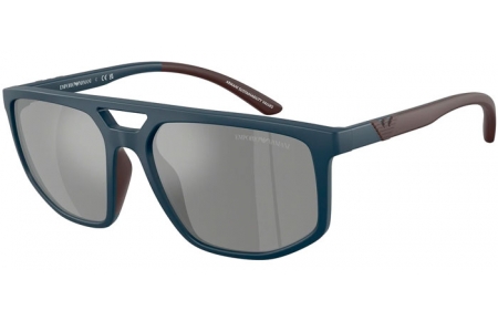Gafas de Sol - Emporio Armani - EA4248U - 62606G  MATTE BLUE // DARK GREY SILVER MULTILAYER