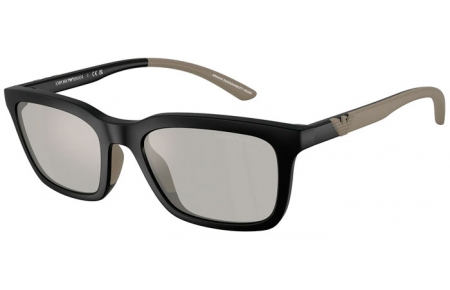 Gafas de Sol - Emporio Armani - EA4249U - 50016G  MATTE BLACK // LIGHT GREY SILVER FLASH