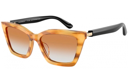 Gafas de Sol - Emporio Armani - EA4250U - 62692Q  SHINY STRIPED HONEY // OCHRE GRADIENT TRANSPARENT