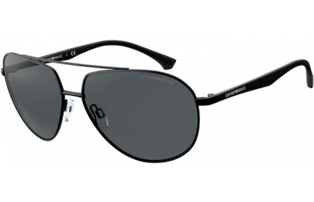 Sunglasses - Emporio Armani - EA2096 - 300187 MATTE BLACK // GREY