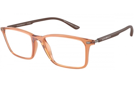 Frames - Emporio Armani - EA3237 - 6110  SHINY TRANSPARENT BROWN