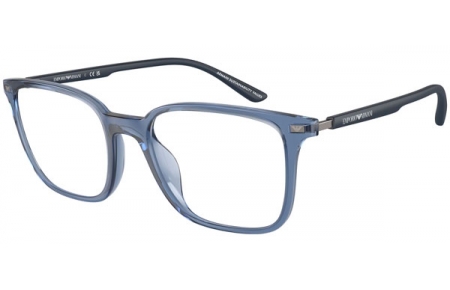 Frames - Emporio Armani - EA3242U - 6108  SHINY TRANSPARENT BLUE