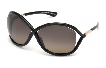 Gafas de Sol - Tom Ford - FT0009 WITHNEY - 01D BLACK GOLD // GREY GRADIENT POLARIZED