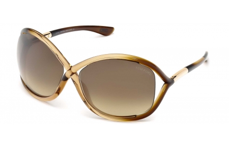 Gafas de Sol - Tom Ford - FT0009 WITHNEY - 74F TRANSPARENT LIGHT BROWN // LIGHT BROWN GRADIENT