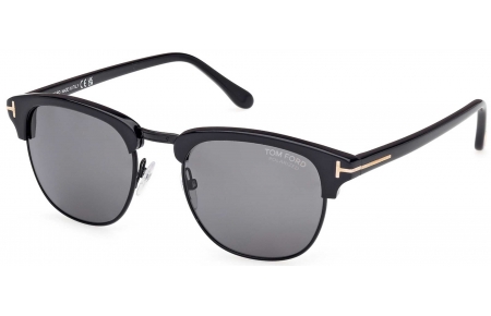 Gafas de Sol - Tom Ford - FT0248 HENRY - 01D  SHINY BLACK // GREY POLARIZED
