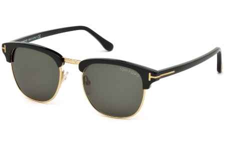 Gafas de Sol - Tom Ford - FT0248 HENRY - 05N BLACK // GREEN