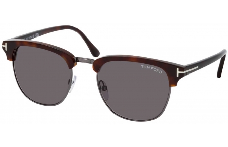 Gafas de Sol - Tom Ford - FT0248 HENRY - 52A DARK HAVANA // GREY