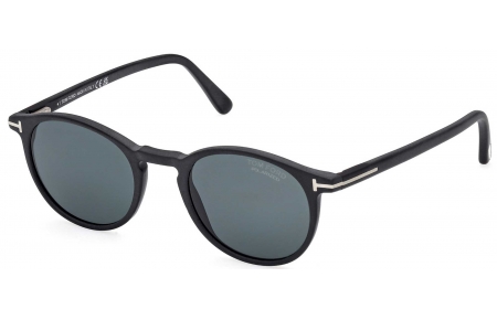Gafas de Sol - Tom Ford - FT0539 ANDREA-02 - 02V  MATTE BLACK // BLUE POLARIZED