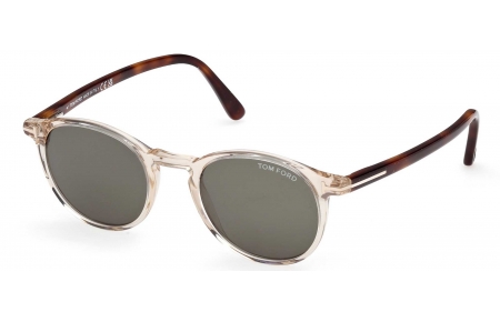 Gafas de Sol - Tom Ford - FT0539 ANDREA-02 - 45N  SHINY LIGHT BROWN // GREEN
