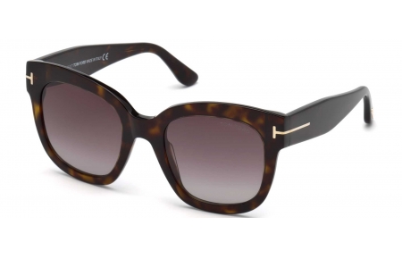 Gafas de Sol - Tom Ford - FT0613 BEATRIX-02 - 52T  DARK HAVANA // BURGUNDY GRADIENT