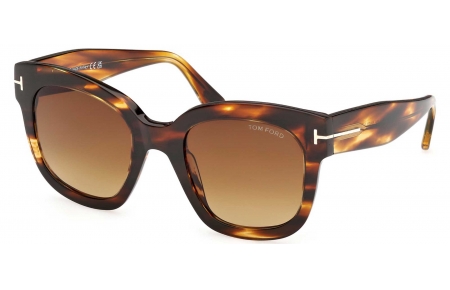 Gafas de Sol - Tom Ford - FT0613 BEATRIX-02 - 55F  HAVANA YELLOW // BROWN GRADIENT