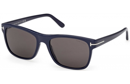 Gafas de Sol - Tom Ford - FT0698 GIULIO - 90A  SHINY BLUE // GREY