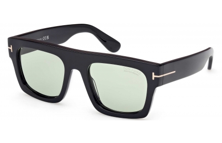 Gafas de Sol - Tom Ford - FT0711 FAUSTO - 01N  SHINY BLACK // GREEN PHOTOCHROMATIC