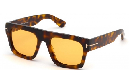 Gafas de Sol - Tom Ford - FT0711 FAUSTO - 56E DARK HAVANA // YELLOW