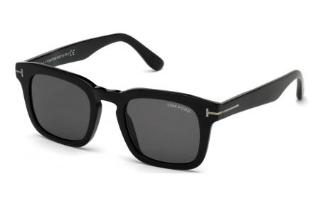 Gafas de Sol - Tom Ford - FT0751-N DAX - 01A  SHINY BLACK // GREY
