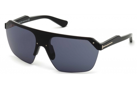 Gafas de Sol - Tom Ford - FT0797 RAZOR - 01A  SHINY BLACK // GREY