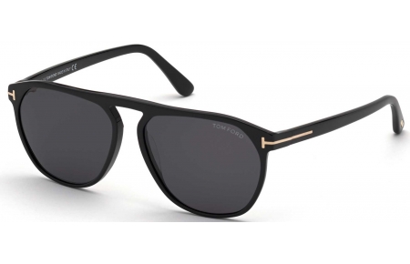 Gafas de Sol - Tom Ford - FT0835 JASPER-02 - 01A  SHINY BLACK // GREY